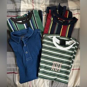 BUNDLE OF FOUR Men's Long/short Sleeved Tees-Huf, Pacsun, Forever 21. All Small